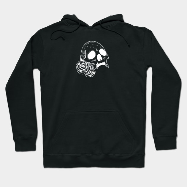 Skull with Roses | Skull | Bones | Halloween Hoodie by Incubuss Fashion